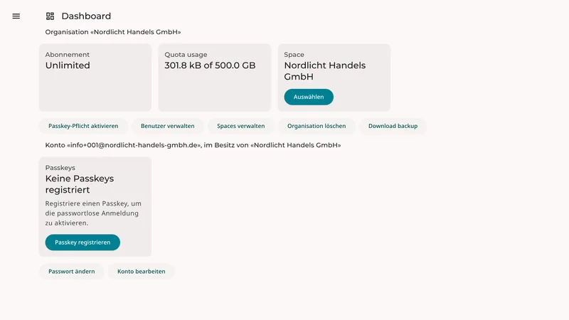 Screenshots of SimpleDMS on a large tablet